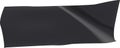 Black insulating tape floating with curved corners and a slight reflection of light, creating a sleek and professional