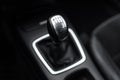 Black interior of a modern car, six-speed manual shift car gear lever. Royalty Free Stock Photo