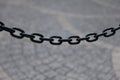 Black iron chain Royalty Free Stock Photo