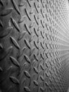 black iron metal, unimque pattern Royalty Free Stock Photo