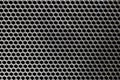 Black iron speaker grid texture Royalty Free Stock Photo