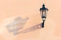 Black iron vintage lantern Royalty Free Stock Photo