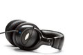 Black isolated headphones