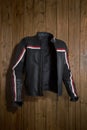 Black jacket leather biker