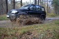 Car, 4x4, black, jeep, road, off road, dirt, auto, truck, Forester, SUV, wheel, sand, transport, clay, drive, land, soil, adventur