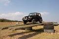 Black Jeep Wrangler on 4x4 Course