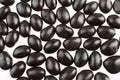 Black jelly beans Royalty Free Stock Photo