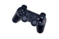 Fun technology control controller console toy computer video isolated object background joystick play accessory gamepad game black Royalty Free Stock Photo