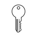 Black Key icon. vector key symbol. vector lock symbol. protection and security sign.eps Royalty Free Stock Photo