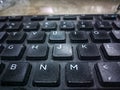 Black keyboard dekstop