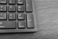 Black Keyboard Keys, Macro Shot of Keyboard Buttons Royalty Free Stock Photo