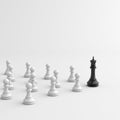 Black king of chess Royalty Free Stock Photo