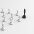 Black king of chess Royalty Free Stock Photo
