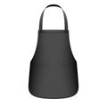 Black kitchen apron