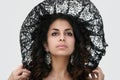 Black lace beauty Royalty Free Stock Photo