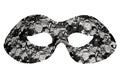 Black lace masquerade mask Royalty Free Stock Photo