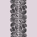 Black Lace Seamless Pattern. Royalty Free Stock Photo