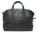 Black ladies handbag, isolated