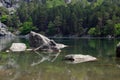 Black lagoon, a place of peace and quiet in the Soria mountain