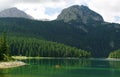 Black lake in Durmitor national park, Montenegro Royalty Free Stock Photo