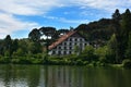 Black Lake, Lago Negro, in Gramado at the Serra Gaucha Brazil Royalty Free Stock Photo