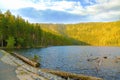 Black lake in the National park Sumava, Czech Republic. Royalty Free Stock Photo