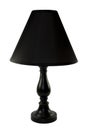 Black Lamp Isolated Royalty Free Stock Photo