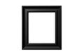 Black landscape picture frame with an empty blank canvas for use as a border or home dÃÂ©cor