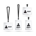 Black lanyard set