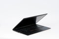 Black laptop isolate