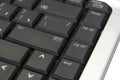 Black laptop keyboard Royalty Free Stock Photo