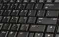 Black laptop keyboard Royalty Free Stock Photo