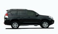 Black large SUV Royalty Free Stock Photo