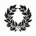 Laurel Wreath, Generative AI Royalty Free Stock Photo
