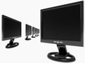 Black LCD monitors