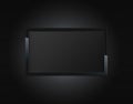 Black LCD tv Royalty Free Stock Photo