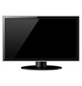 Black LCD TV Royalty Free Stock Photo