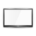 Black LCD TV Screen Royalty Free Stock Photo