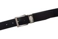 Black leather belt Royalty Free Stock Photo