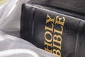 Black leather bible Royalty Free Stock Photo