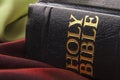 Black leather bible Royalty Free Stock Photo