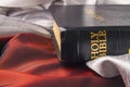 Black leather bible Royalty Free Stock Photo