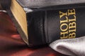 Black leather bible Royalty Free Stock Photo