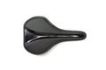 Black leather bicycle saddle Royalty Free Stock Photo