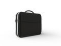 Black leather business briefcase Royalty Free Stock Photo