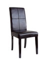 Black leather chair