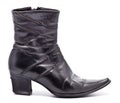 Black Leather Female Boots Royalty Free Stock Photo