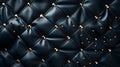 A black leather with gold studs Royalty Free Stock Photo