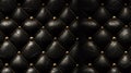 Black Leather with Golden Wire and Diamonds Seamless Pattern Bumped Background