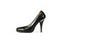 Black Leather High Heel Womens Shoe Royalty Free Stock Photo